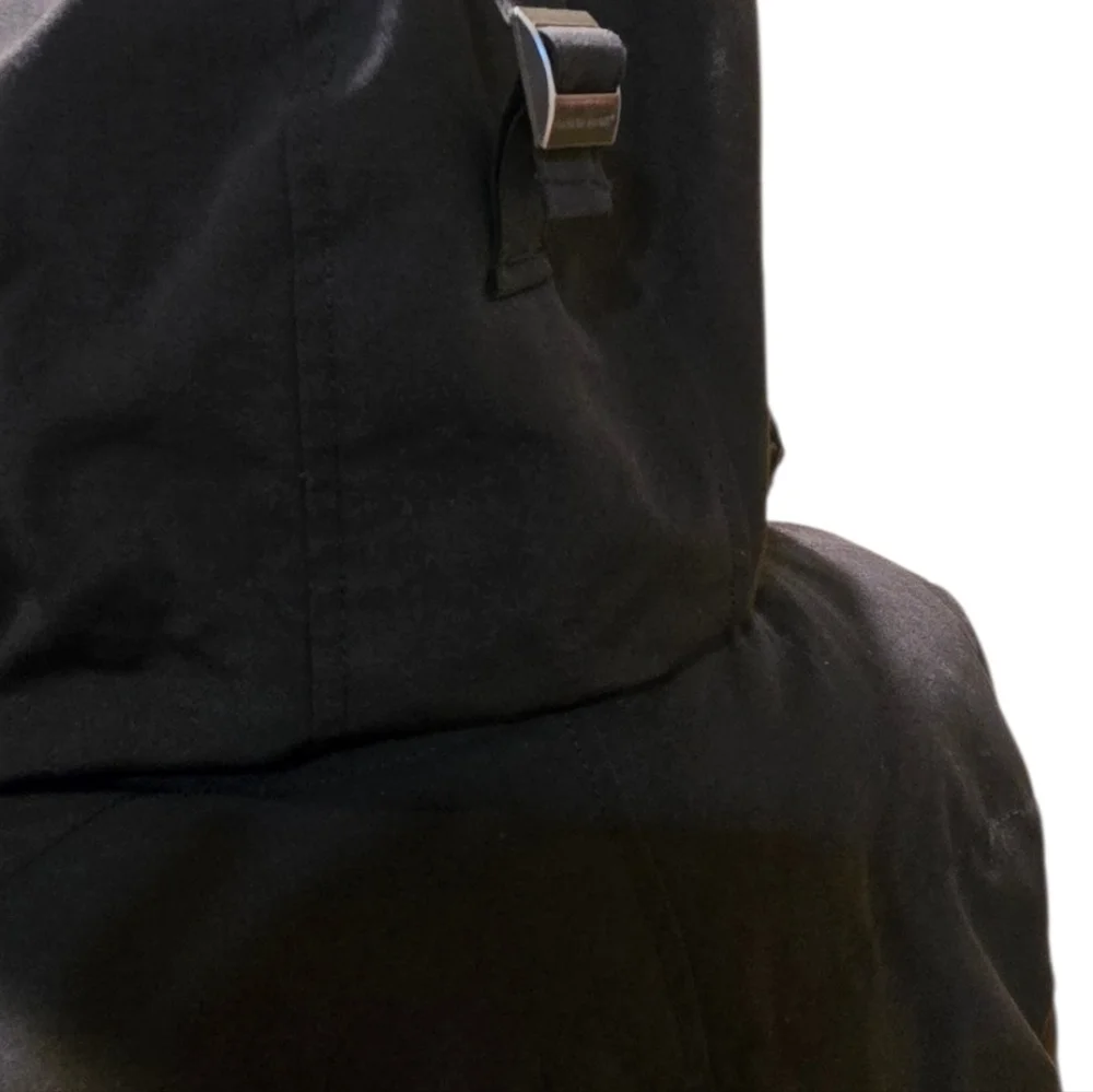 Canada Goose Black Parka with Fur Trim Sz L - Picture 6 of 13